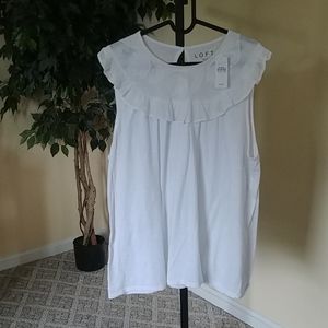 LOFT Ruffled Blouse